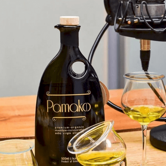 Pamako Organic Olive Oils. You are buying a piece of art.