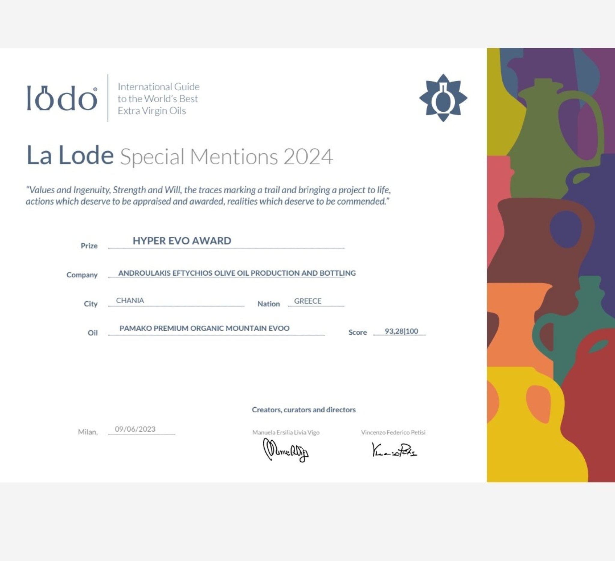 Organic EVOO test winner | Best Olive Oil 2024 | Pamako Monovarietal Olive Oil | The Bio Foods