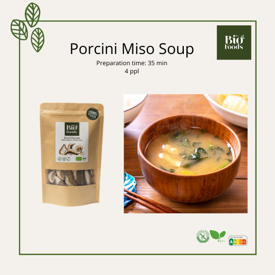 Steinpilz-Miso-Suppe