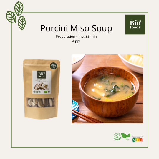 Porcini Miso Soup Recipe