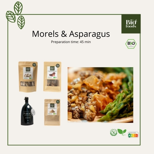 Morels & Asparagus