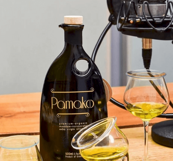 Pamako Organic Olive Oils. You are buying a piece of art.