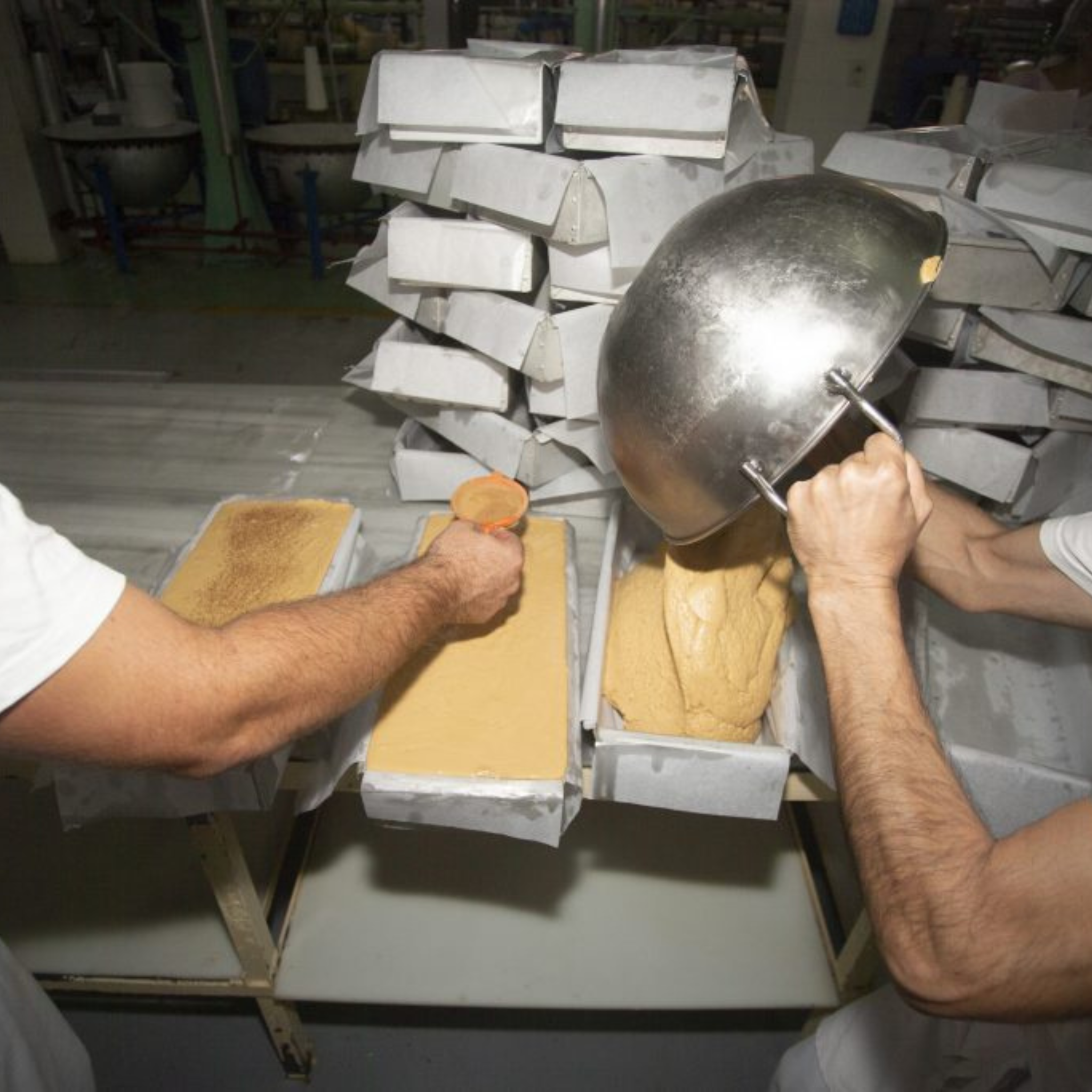 Authentic Spanish Turrón with almonds from Jijona, traditional certified organic nougat. Hand-made with premium ingredients.