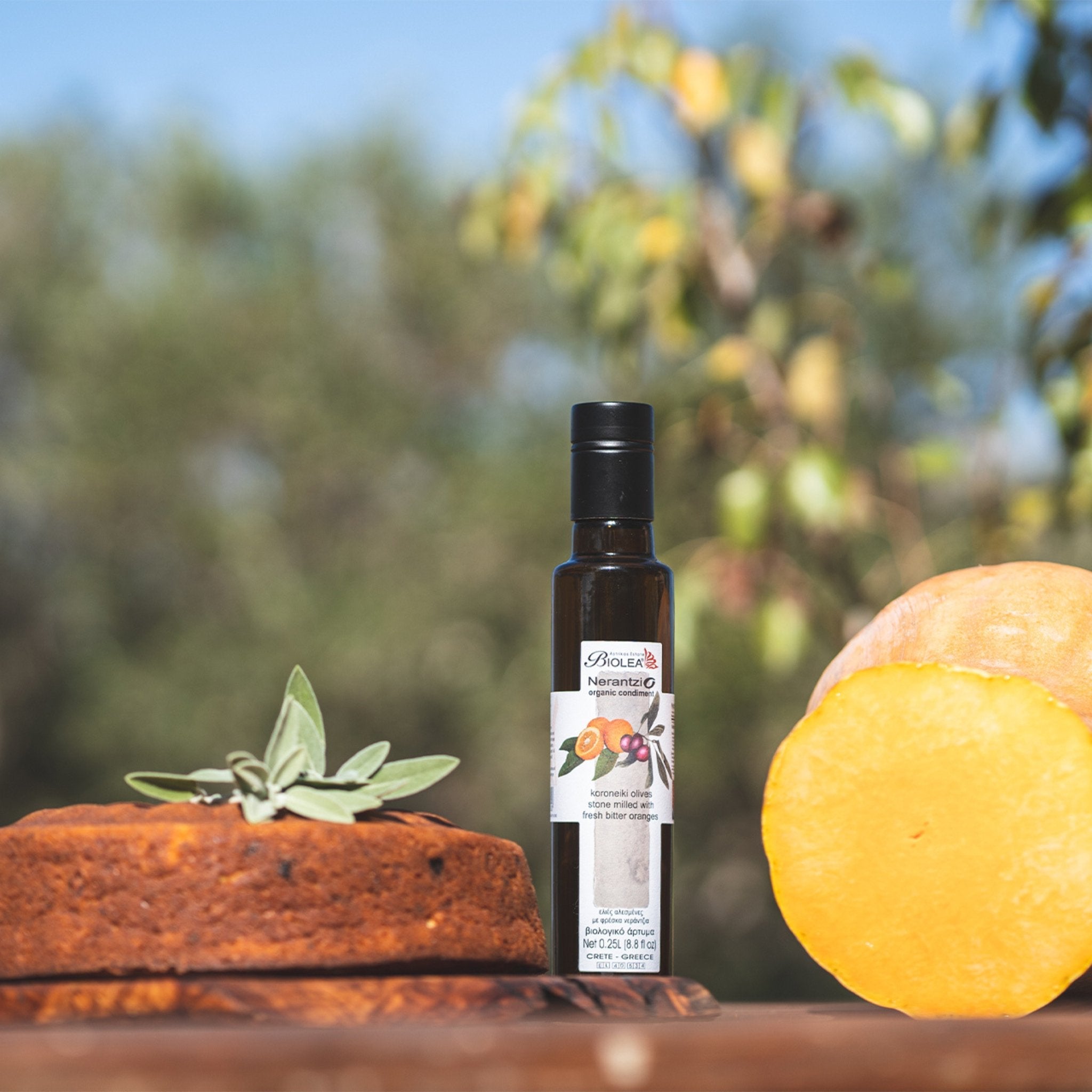 BIOLEA organic olive oil with Nerantzi oranges - The Bio Foods