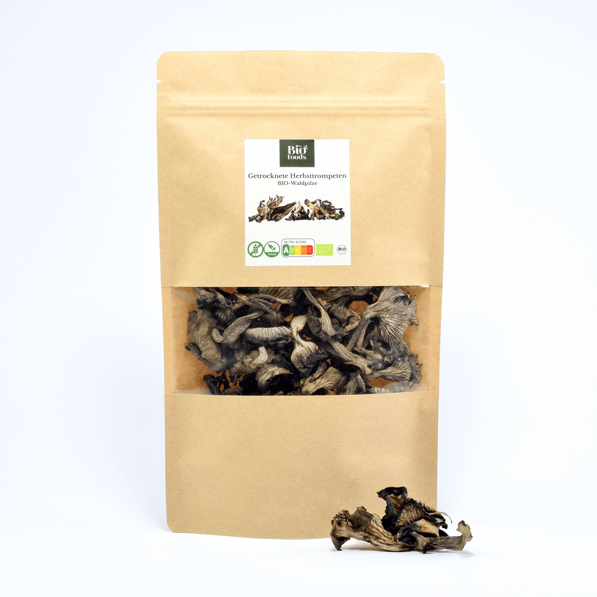 Organic Dried Black Trumpet - The Bio Foods