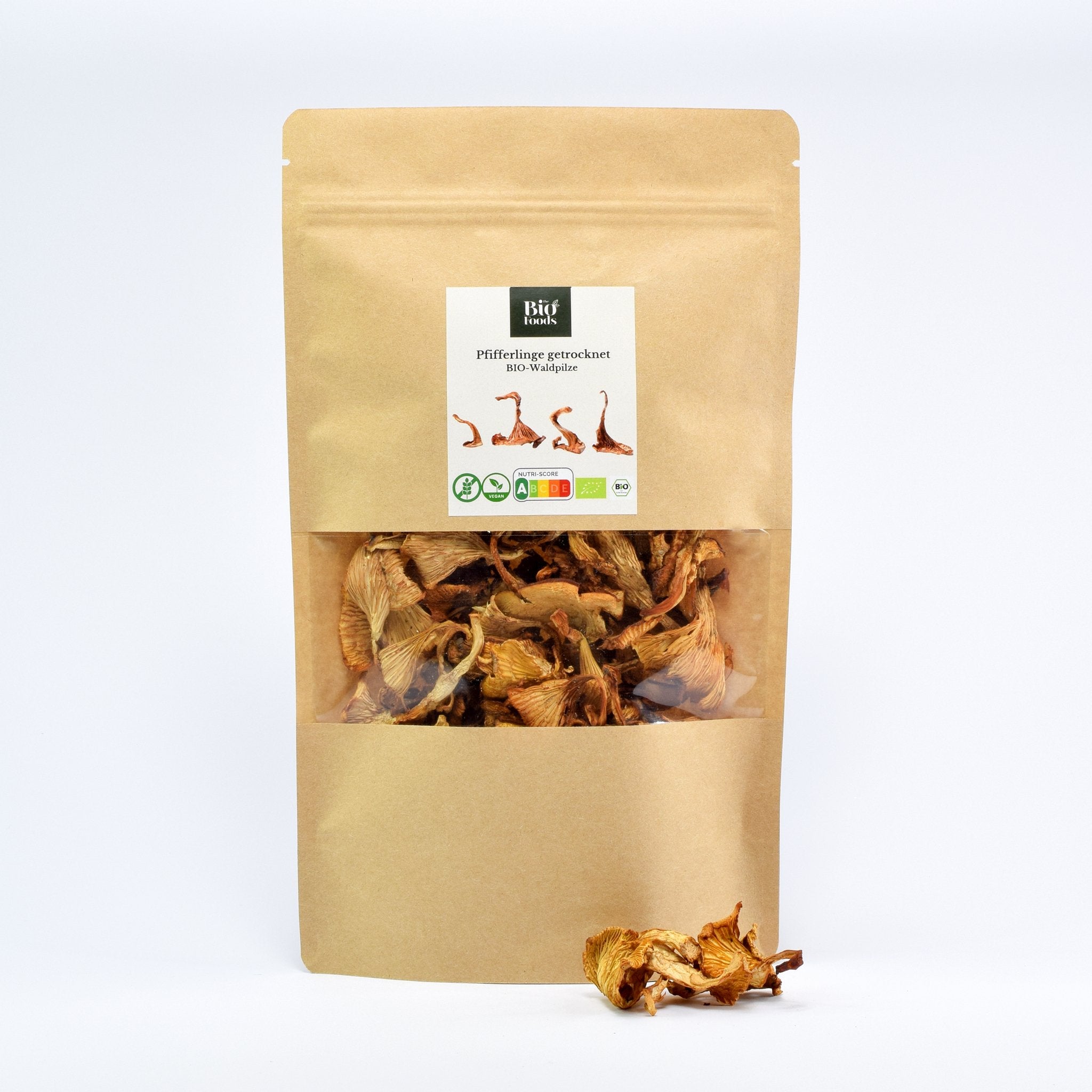 Organic Dried Chanterelles - The Bio Foods