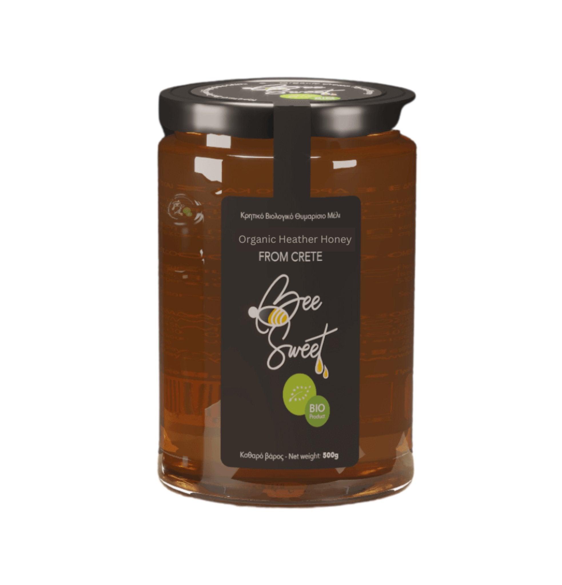 Organic Heather Honey | Heather honey from Creta | The Bio Foods | Creatan products | 